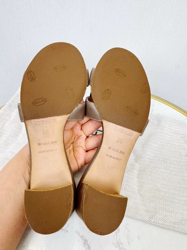 Hermes Hermes Chunky Heel Sandals Size 35 Size US 5 / IT 35 - 6 Thumbnail