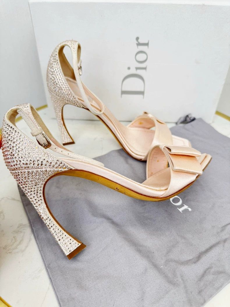 Dior Dior High Heels with Rhinestones Size US 6 / IT 36 - 3 Thumbnail