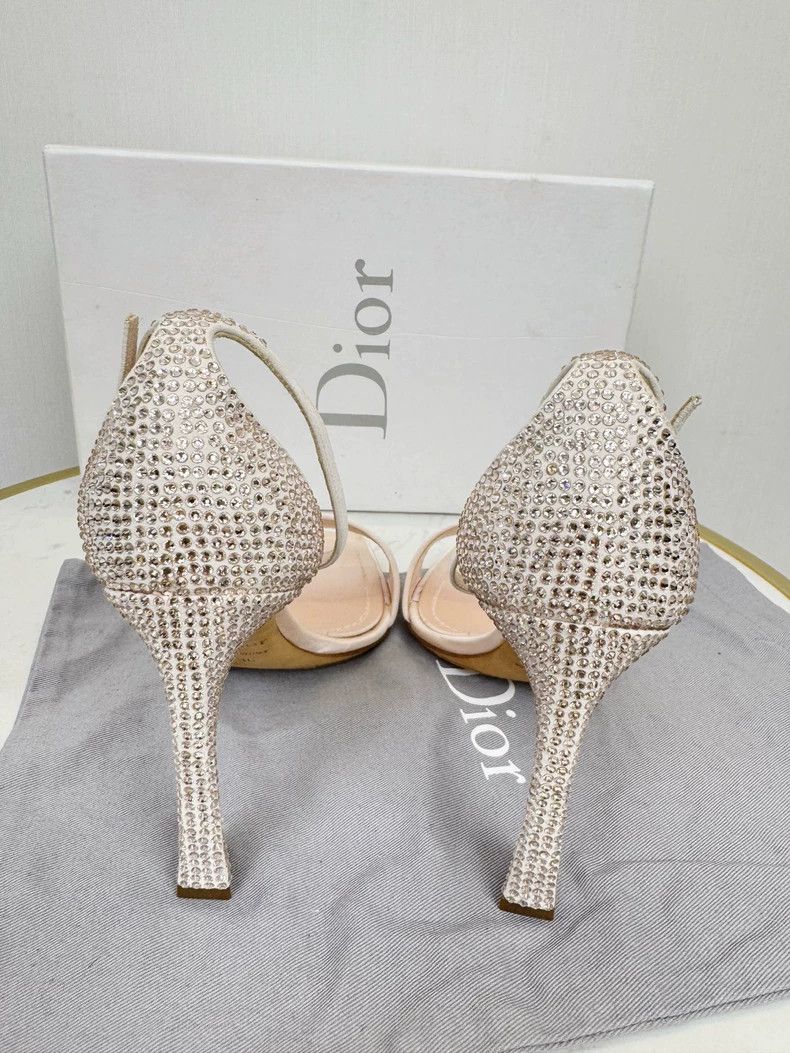 Dior Dior High Heels with Rhinestones Size US 6 / IT 36 - 5 Thumbnail