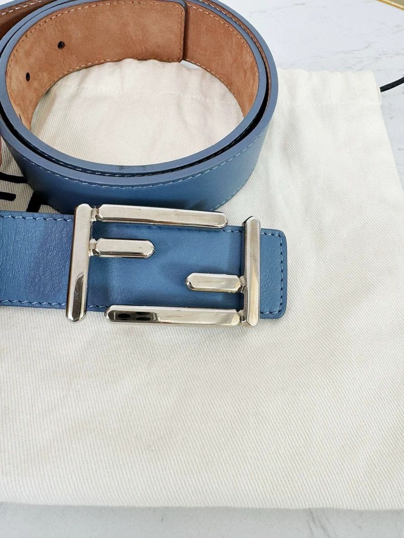 Fendi Fendi Blue Belt Size 34 Like New Size ONE SIZE - 2 Thumbnail