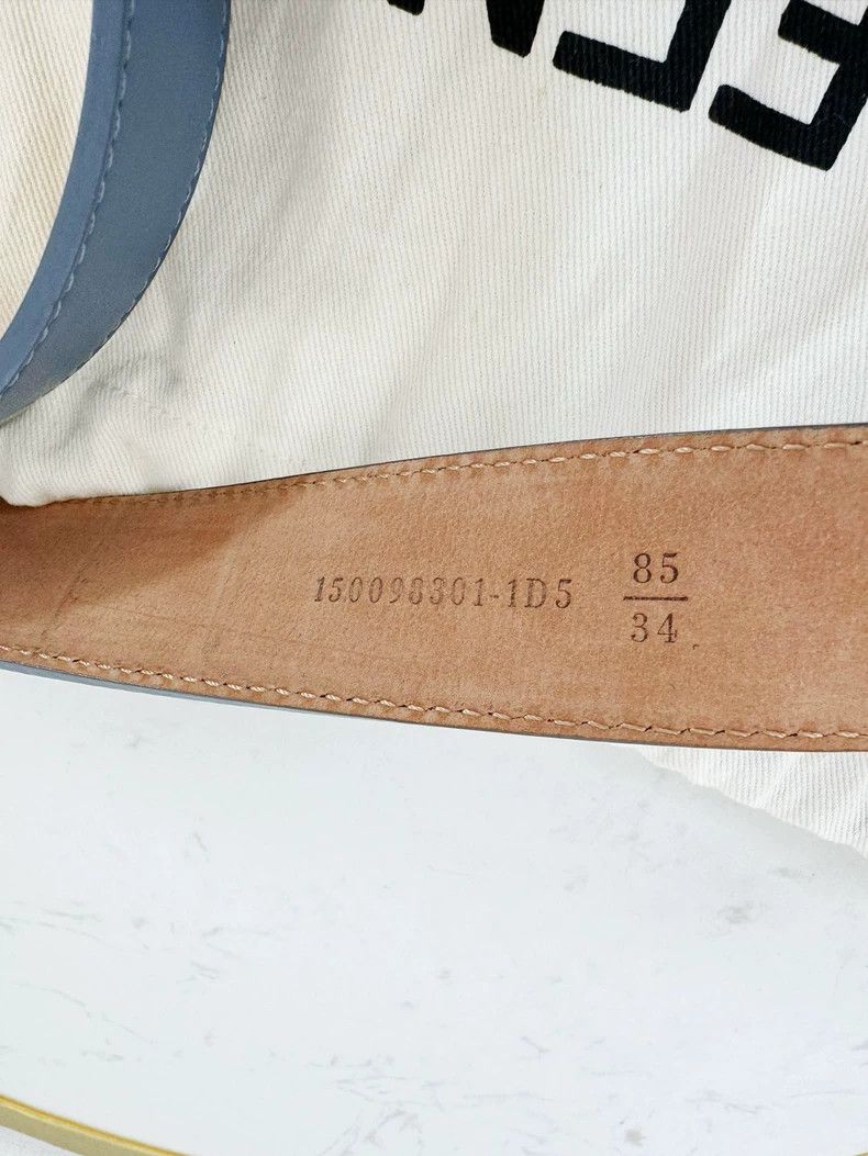 Fendi Fendi Blue Belt Size 34 Like New Size ONE SIZE - 5 Thumbnail