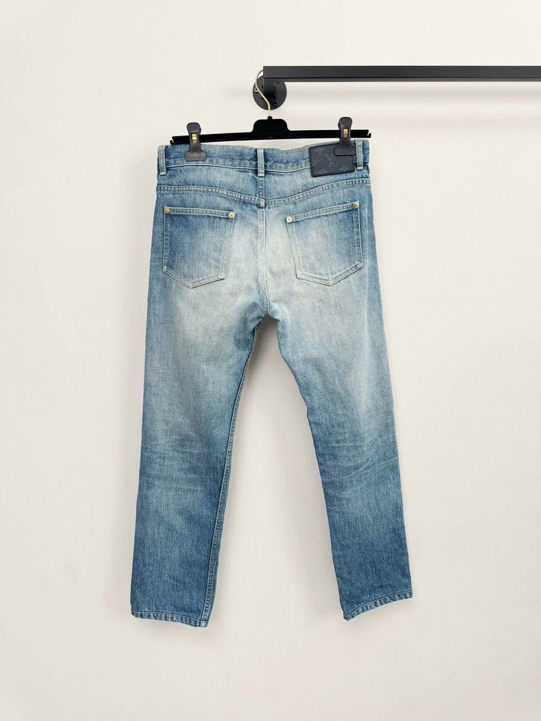 Louis Vuitton Louis Vuitton Jeans in Light Blue Size 29" - 8 Thumbnail