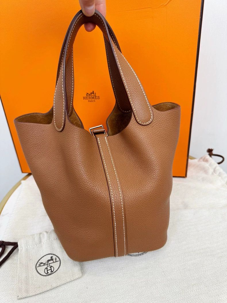 Hermes Hermes Picotin 18 Leather Tote Bag Size ONE SIZE - 2 Thumbnail