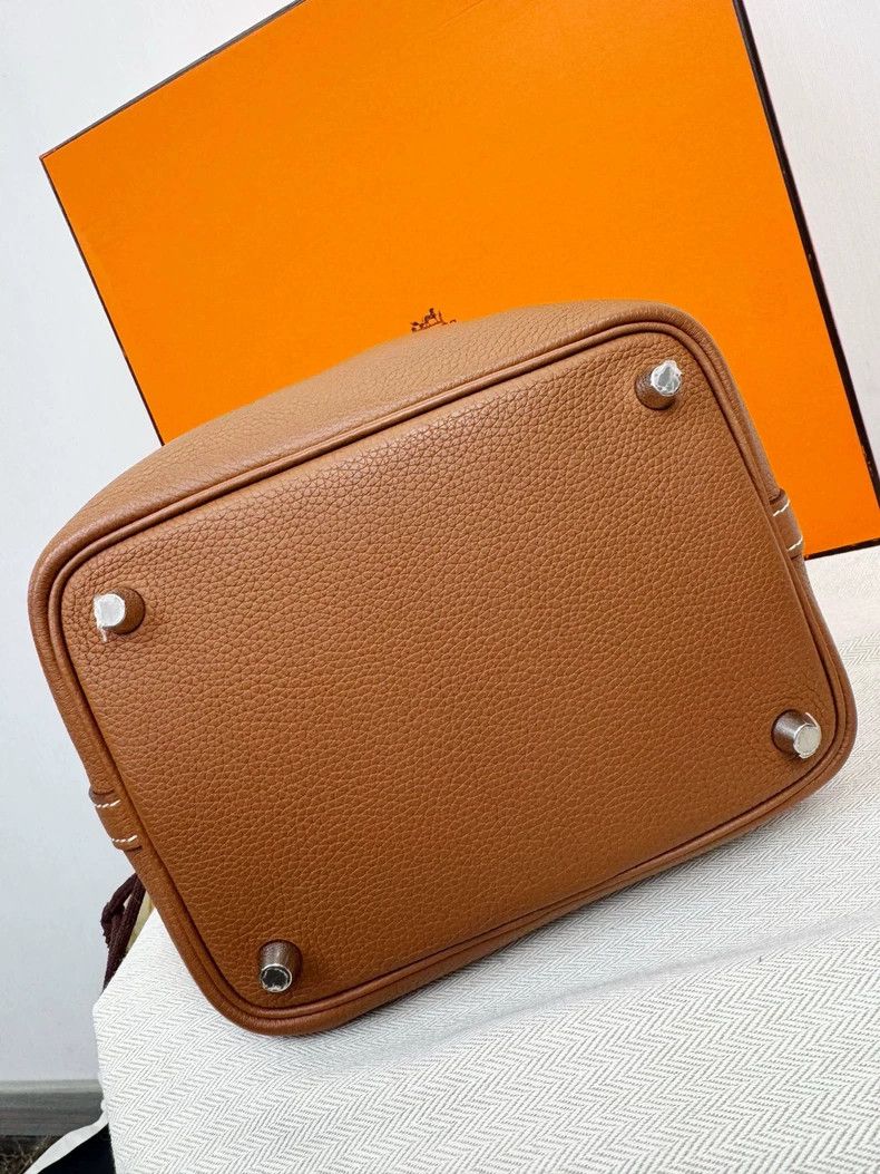 Hermes Hermes Picotin 18 Leather Tote Bag Size ONE SIZE - 3 Thumbnail