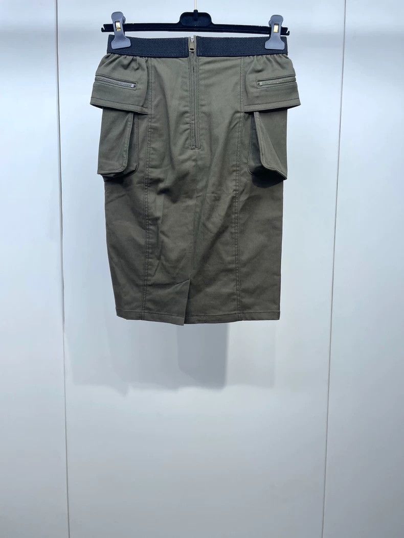 Burberry Burberry Green Work Skirt with Pockets Size 22" - 2 Thumbnail