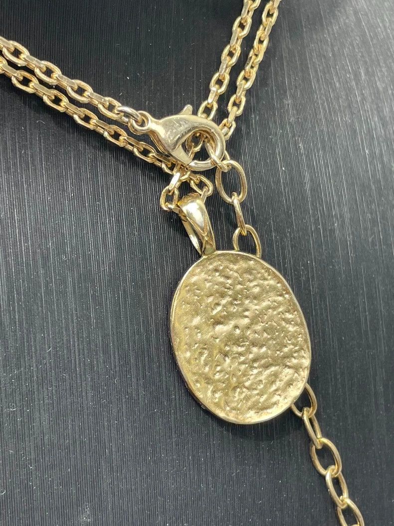 Chanel Chanel Crown Coin Crystal Double C Necklace Size ONE SIZE - 7 Thumbnail