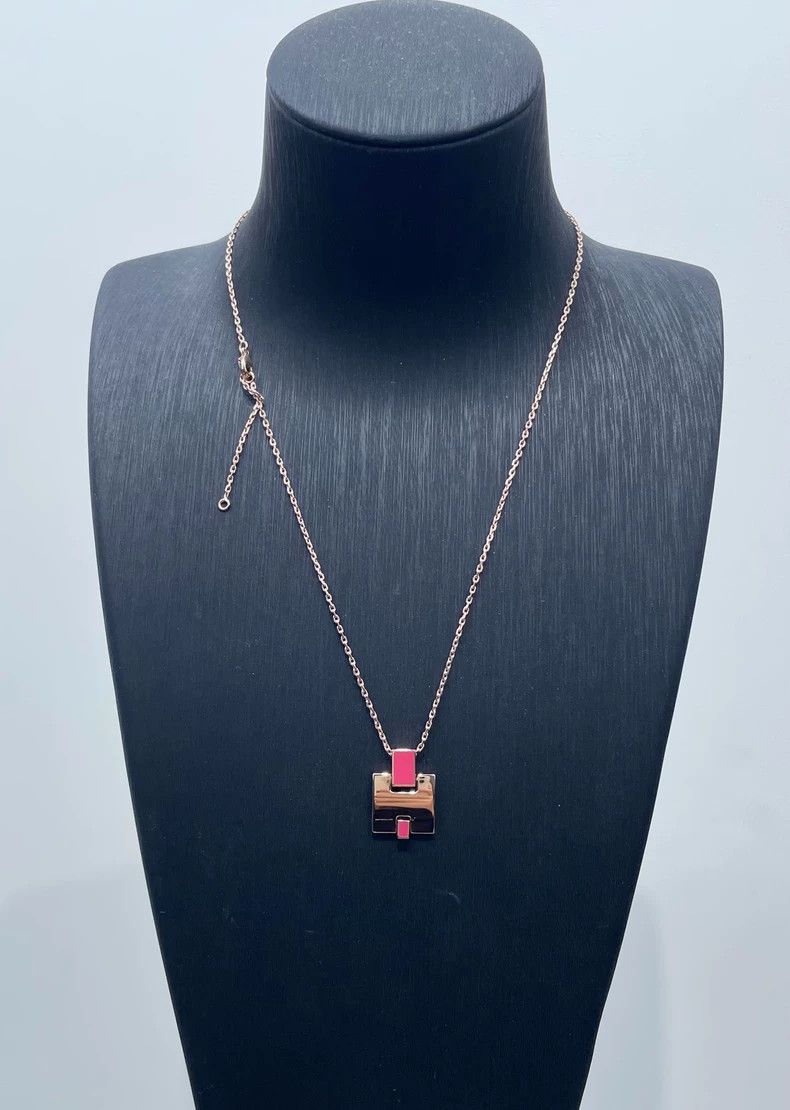 Hermes Hermes Eileen H Color Block Necklace Size ONE SIZE - 6 Thumbnail