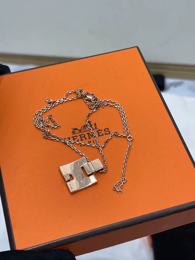 Hermes Hermes Eileen H Color Block Necklace Size ONE SIZE - 4 Thumbnail