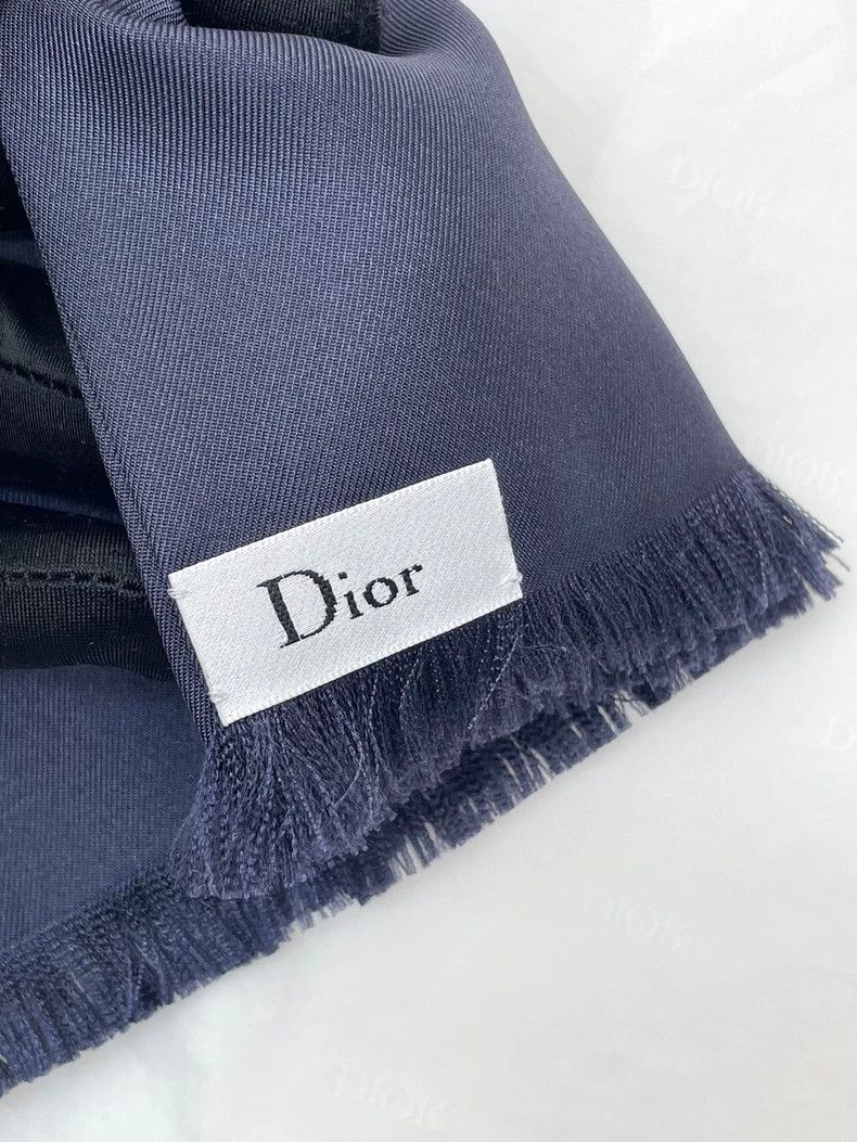 Dior Dior Silk Scarf with Logo Design Size ONE SIZE - 7 Thumbnail
