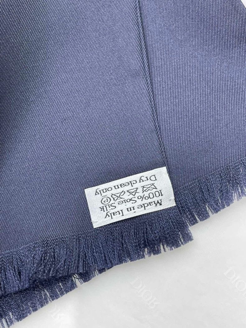 Dior Dior Silk Scarf with Logo Design Size ONE SIZE - 3 Thumbnail