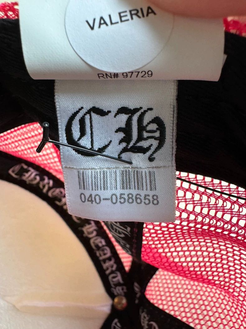Chrome Hearts Chrome Hearts Pink Cross Patch Cap Size ONE SIZE - 7 Thumbnail