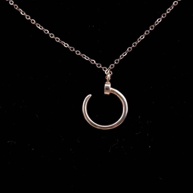 Cartier Custom 18K Rose Gold Nail Necklace Size ONE SIZE - 2 Thumbnail