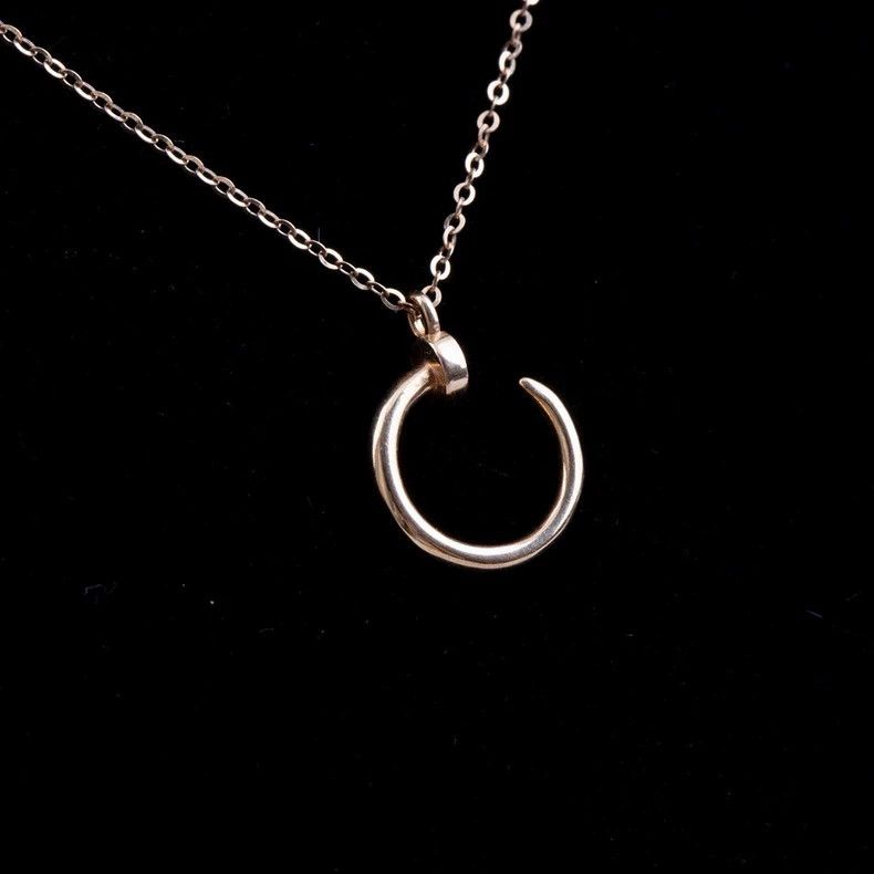 Cartier Custom 18K Rose Gold Nail Necklace Size ONE SIZE - 3 Thumbnail