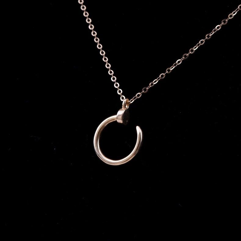 Cartier Custom 18K Rose Gold Nail Necklace Size ONE SIZE - 4 Thumbnail