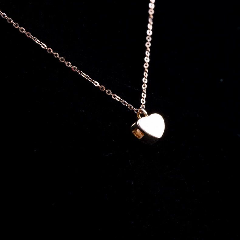 Tiffany & Co. 18K Rose Gold Heart Necklace Size ONE SIZE - 3 Thumbnail