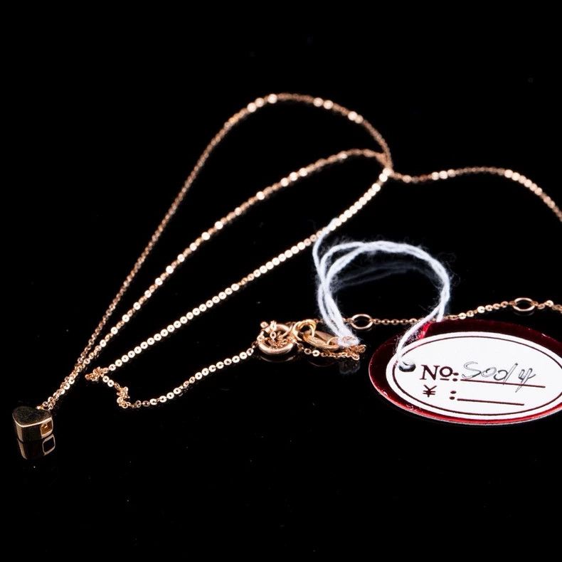 Tiffany & Co. 18K Rose Gold Heart Necklace Size ONE SIZE - 6 Thumbnail