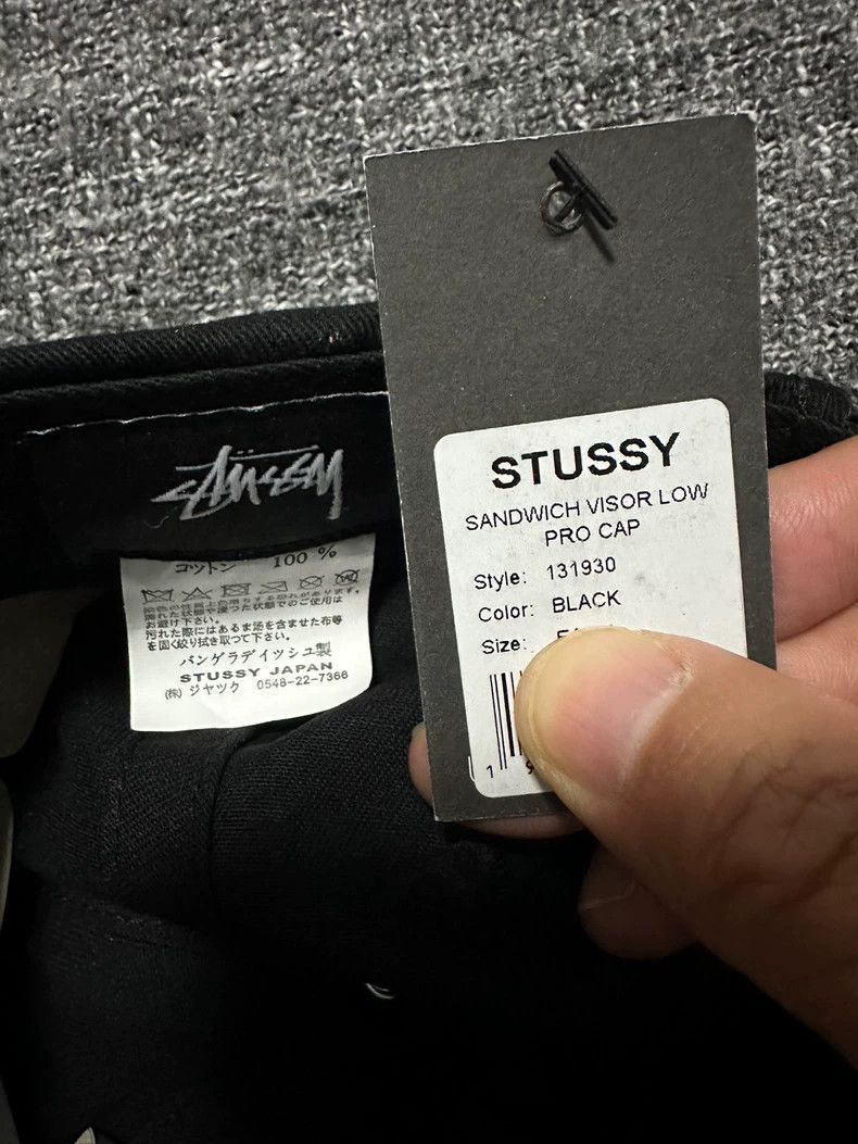 Stussy Stussy Crushable Bucket Hat Black Color Size ONE SIZE - 5 Thumbnail