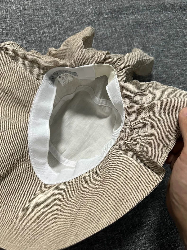 Japanese Brand Beautiful Beige Linen Sun Hat for Women Size ONE SIZE - 6 Thumbnail