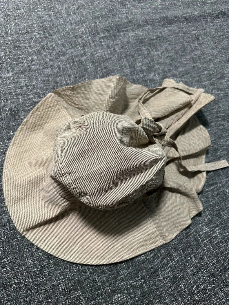 Japanese Brand Beautiful Beige Linen Sun Hat for Women Size ONE SIZE - 2 Thumbnail