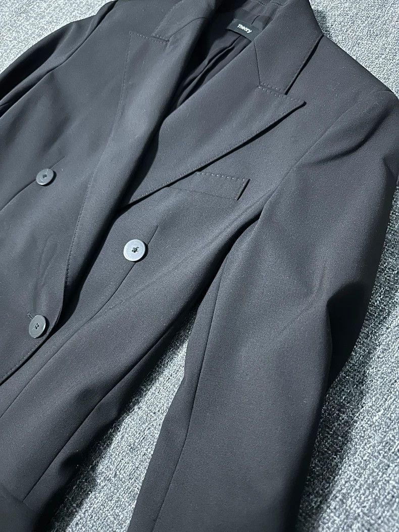 The Row Theory Black Long Blazer Jacket Size 00 Size XXS / US 00 / IT 34 - 4 Thumbnail