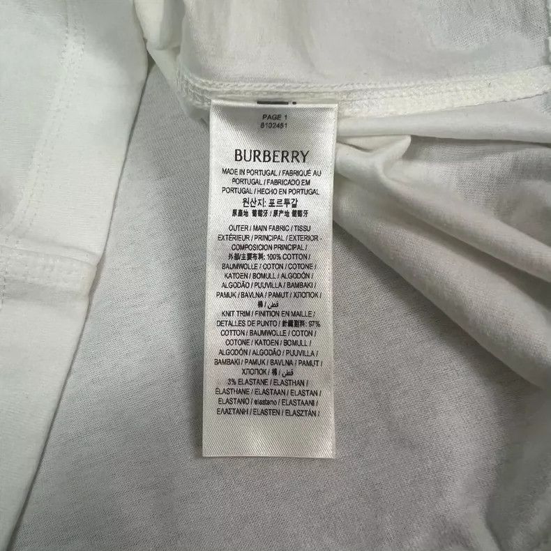 Burberry Burberry Short Sleeve T-Shirt with Logo Size S / US 4 / IT 40 - 6 Thumbnail