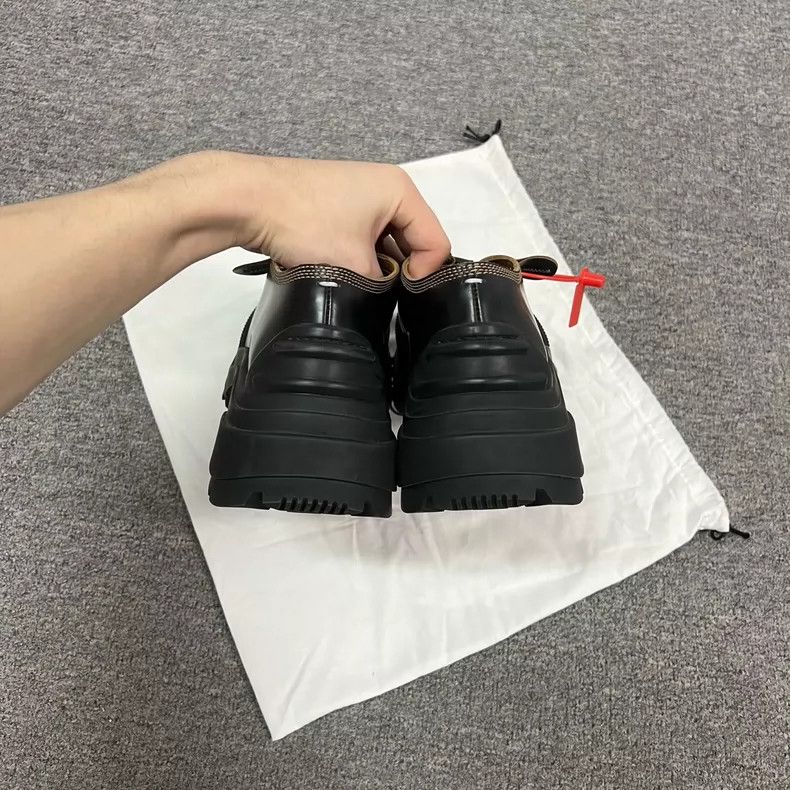 Maison Margiela Maison Margiela Thick-Soled Leather Shoes Size US 7 / IT 37 - 4 Thumbnail