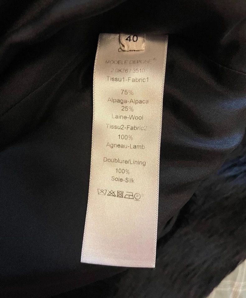 Celine Old Celine Fur Short Sleeve Top Size L / US 10 / IT 46 - 4 Thumbnail
