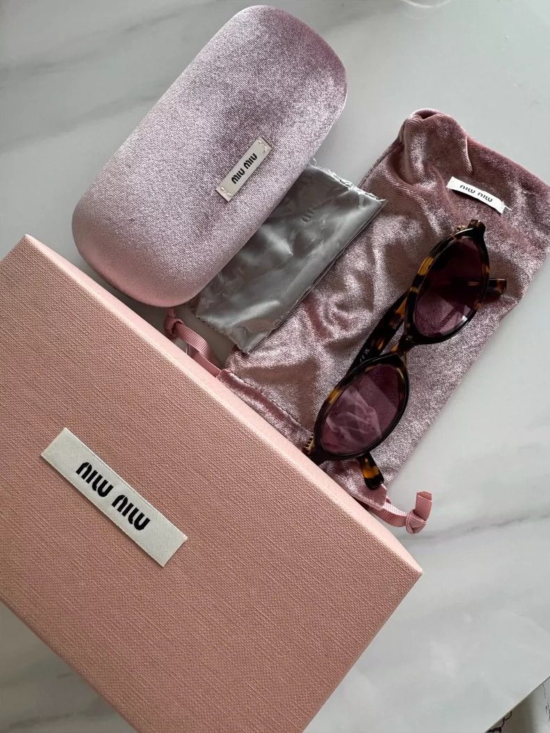 Miu Miu Miu Miu Pink Lens Sunglasses Brand New Size ONE SIZE - 4 Thumbnail