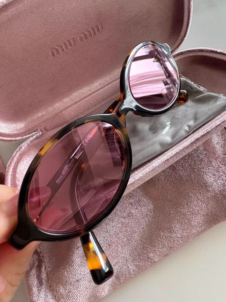 Miu Miu Miu Miu Pink Lens Sunglasses Brand New Size ONE SIZE - 3 Thumbnail