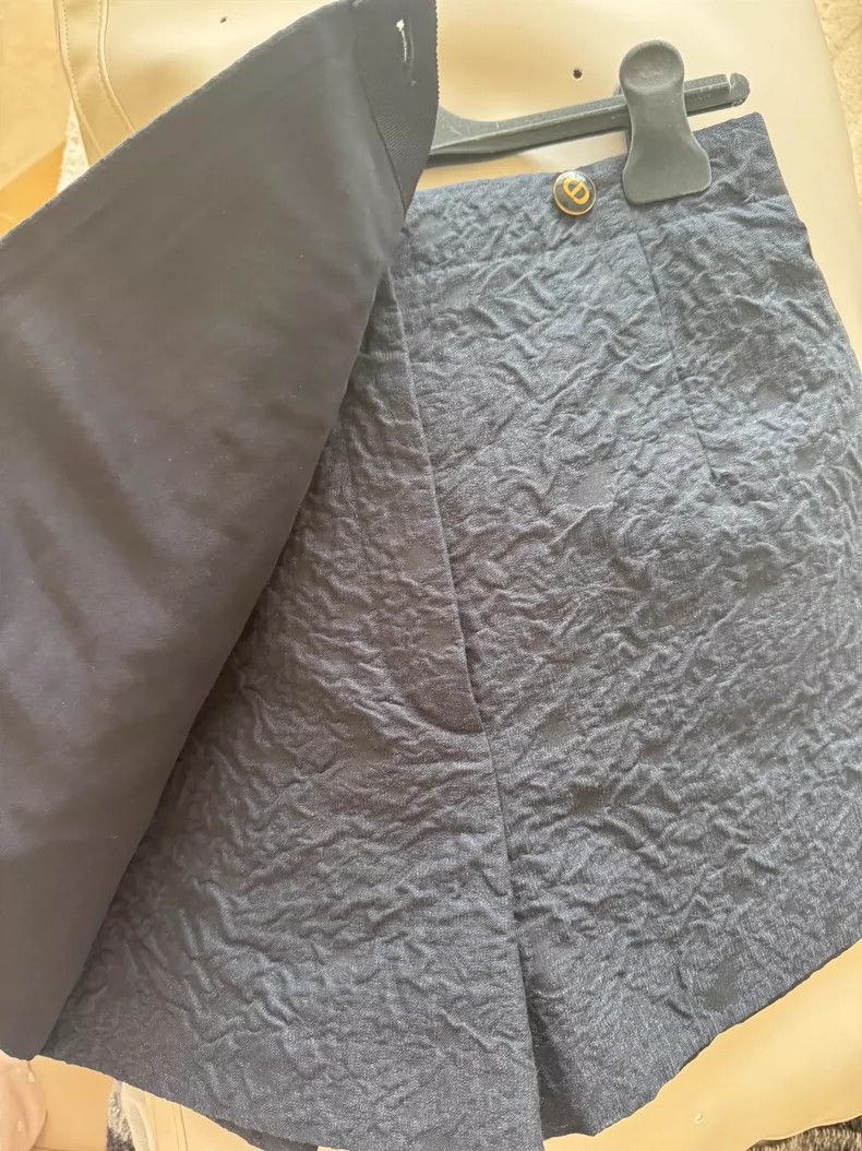 Dior Navy Blue Dior Skirt Pants with Tag Size 36" / US 14 / IT 50 - 5 Thumbnail