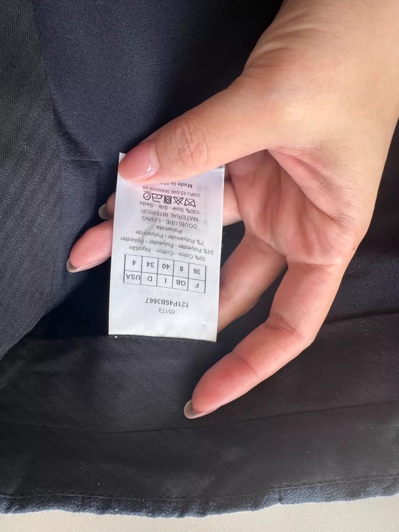 Dior Navy Blue Dior Skirt Pants with Tag Size 36" / US 14 / IT 50 - 3 Thumbnail