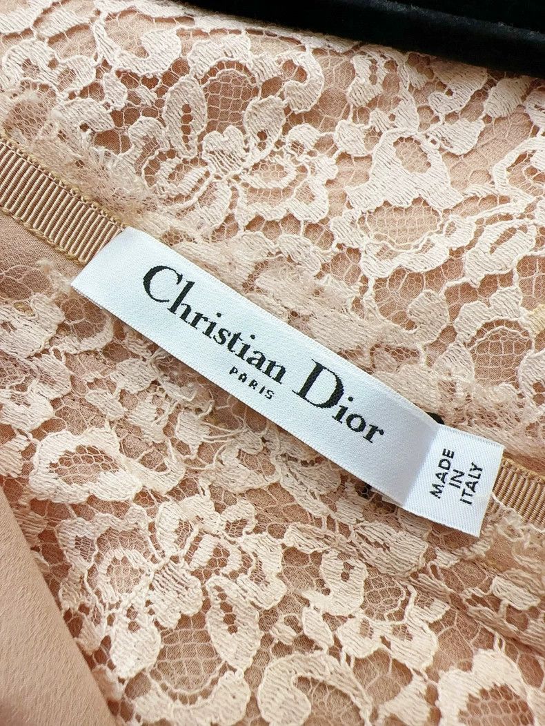 Dior Dior Pink Lace Top and Skirt Set Size S / US 4 / IT 40 - 8 Thumbnail