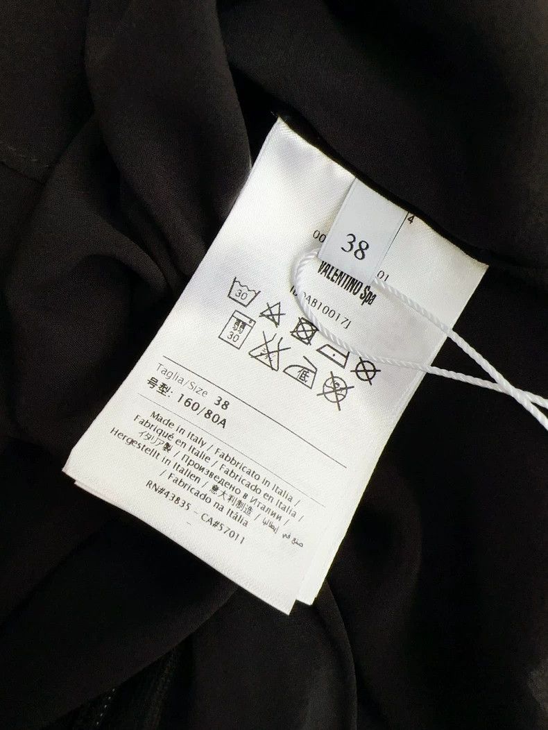 Valentino Valentino Black Lace Embroidered Dress Size 38 Size S / US 4 / IT 40 - 7 Thumbnail