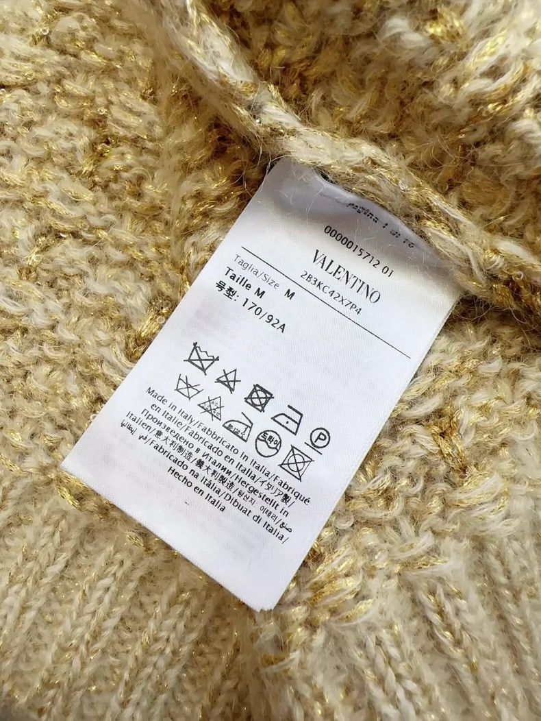 Valentino Valentino Round Neck Knitted Top with Embroidery Size M / US 6-8 / IT 42-44 - 5 Thumbnail