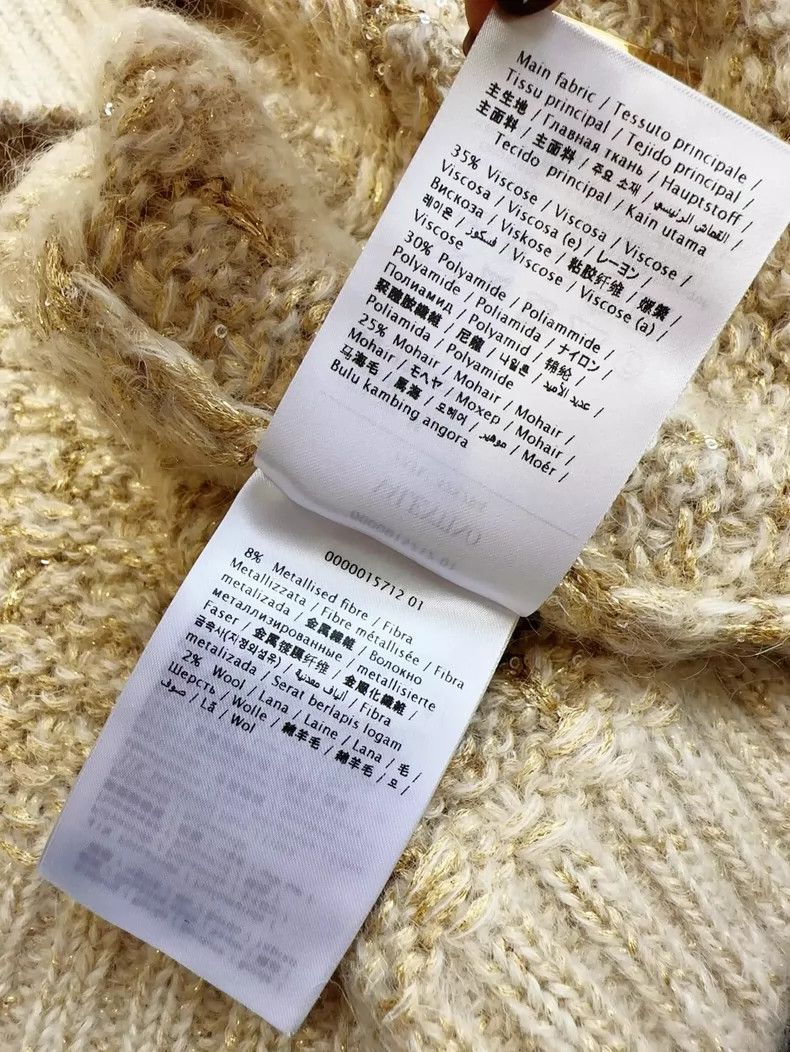 Valentino Valentino Round Neck Knitted Top with Embroidery Size M / US 6-8 / IT 42-44 - 6 Thumbnail