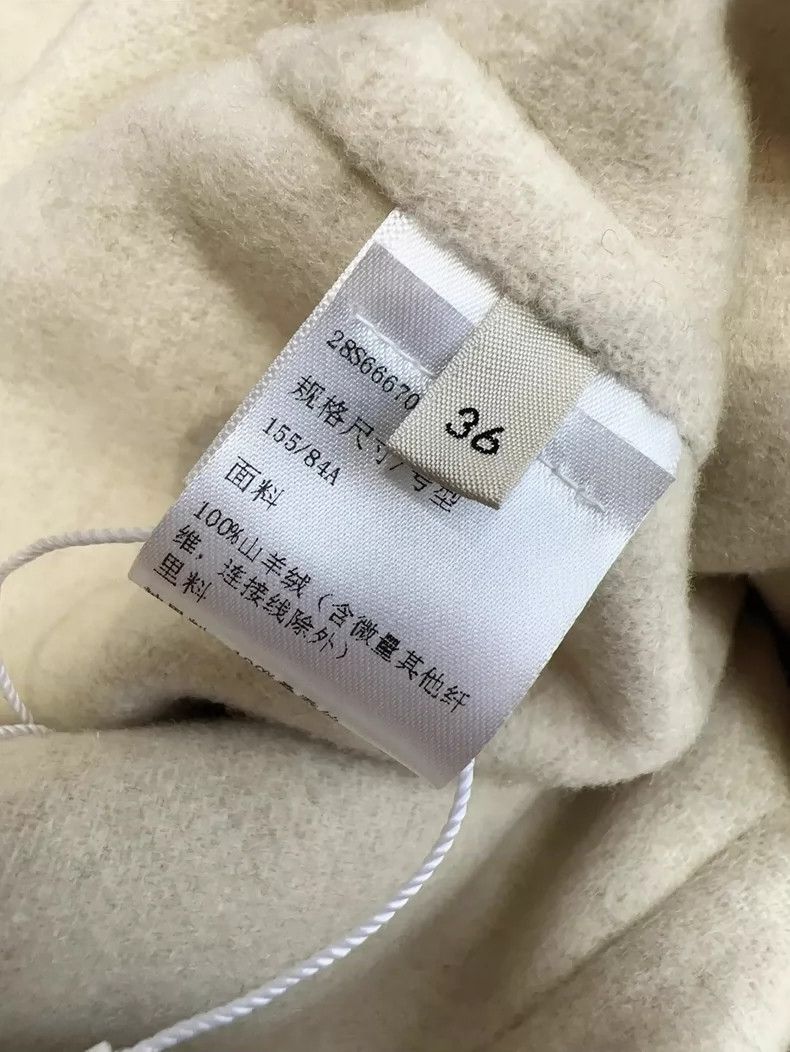 Celine Celine Oatmeal Cashmere Coat Size 36 Size S / US 4 / IT 40 - 4 Thumbnail