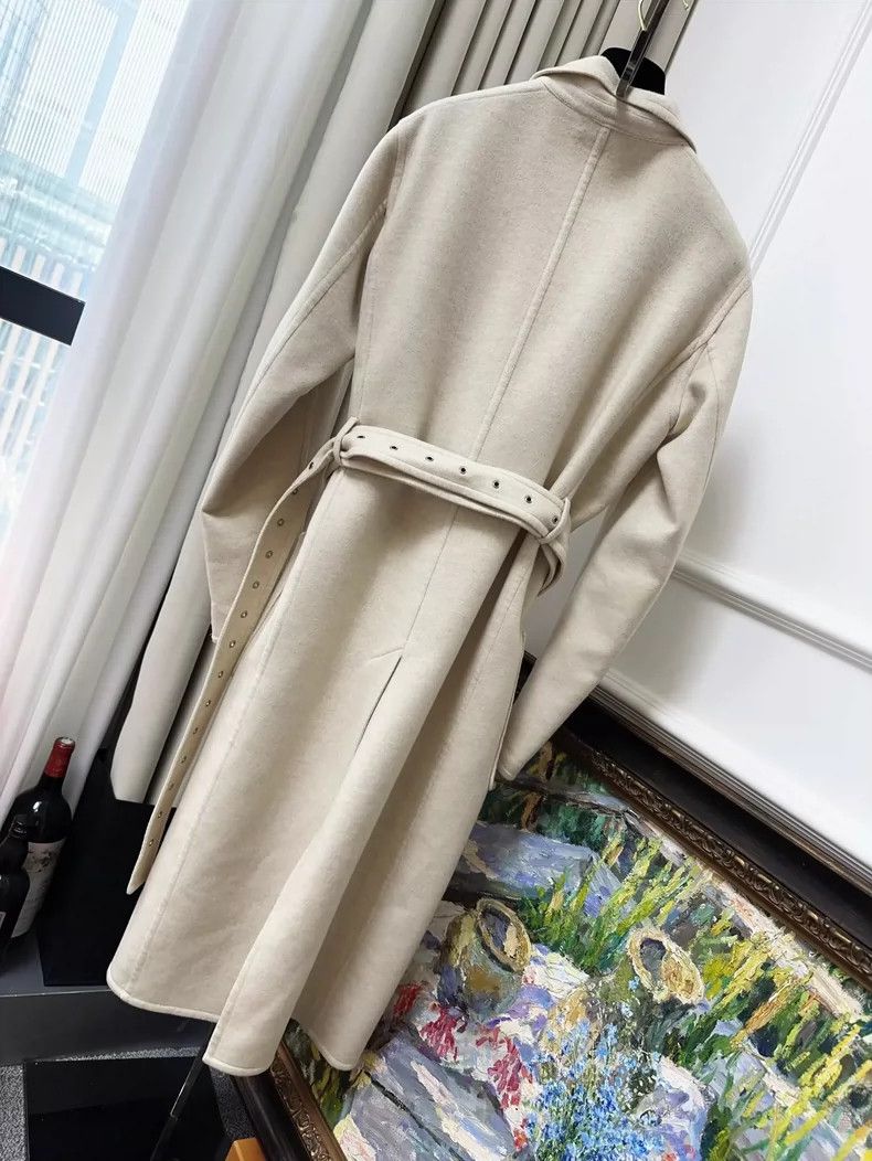 Celine Celine Oatmeal Cashmere Coat Size 36 Size S / US 4 / IT 40 - 2 Thumbnail