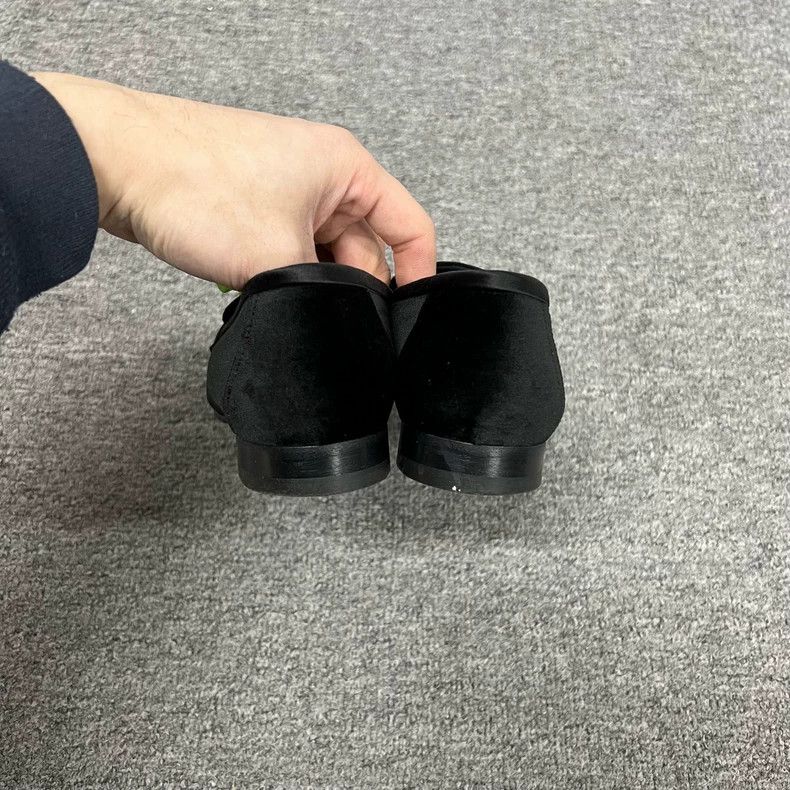 Hermes Hermes Classic Black Velvet Loafers Size 36 Size US 6 / IT 36 - 4 Thumbnail