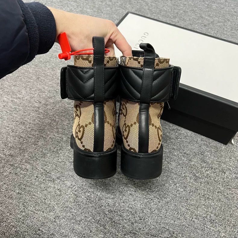 Gucci Gucci Marmont Logo Print Short Boots Size US 5 / IT 35 - 4 Thumbnail