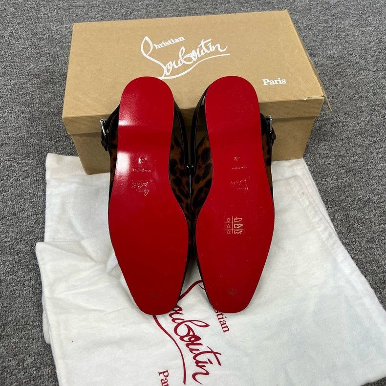 Christian Louboutin Christian Louboutin Leopard Print Slip-On Shoes Size US 10 / IT 40 - 5 Thumbnail