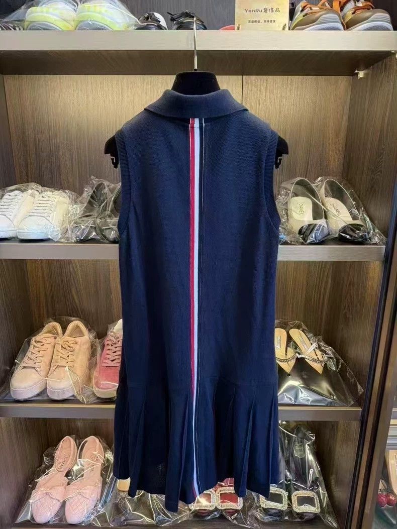Thom Browne Thom Browne Sleeveless Dress with Stripes Size M / US 6-8 / IT 42-44 - 3 Thumbnail