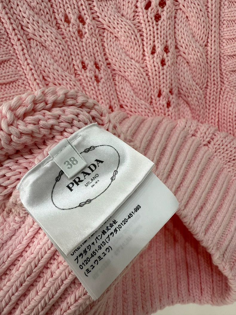Prada Prada Pink Knitted Sleeveless Top Size S / US 4 / IT 40 - 5 Thumbnail