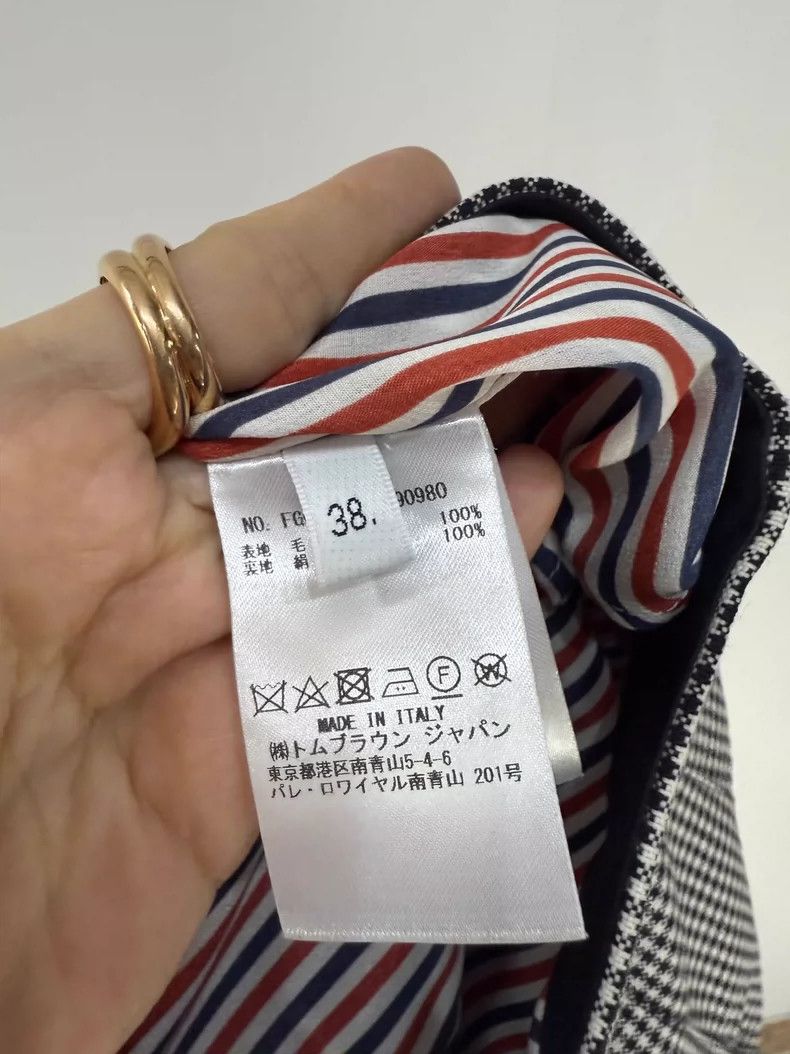 Thom Browne Thom Browne Pleated Gingham Skirt Size 38 Size 38" / US 16 / IT 52 - 5 Thumbnail