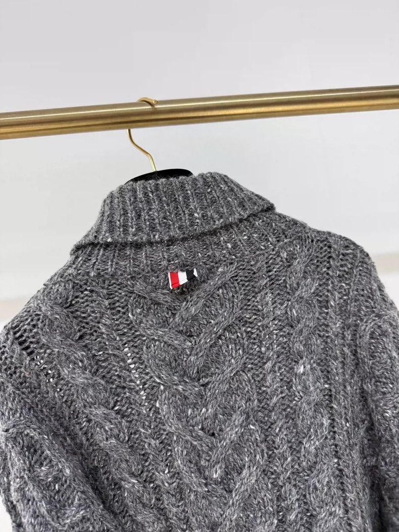 Thom Browne Thom Browne High Neck Wool Knit Sweater Size M / US 6-8 / IT 42-44 - 3 Thumbnail
