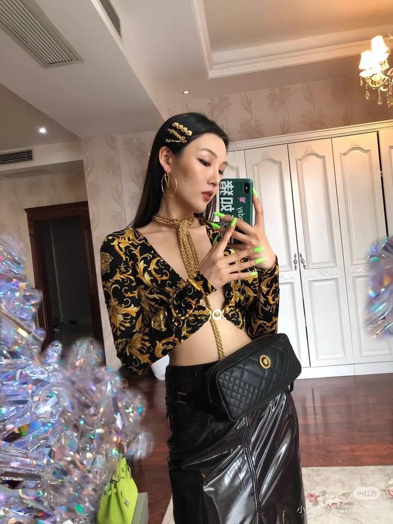 Versace Versace Gold Baroque Open Front Top Size L / US 10 / IT 46 - 8 Thumbnail