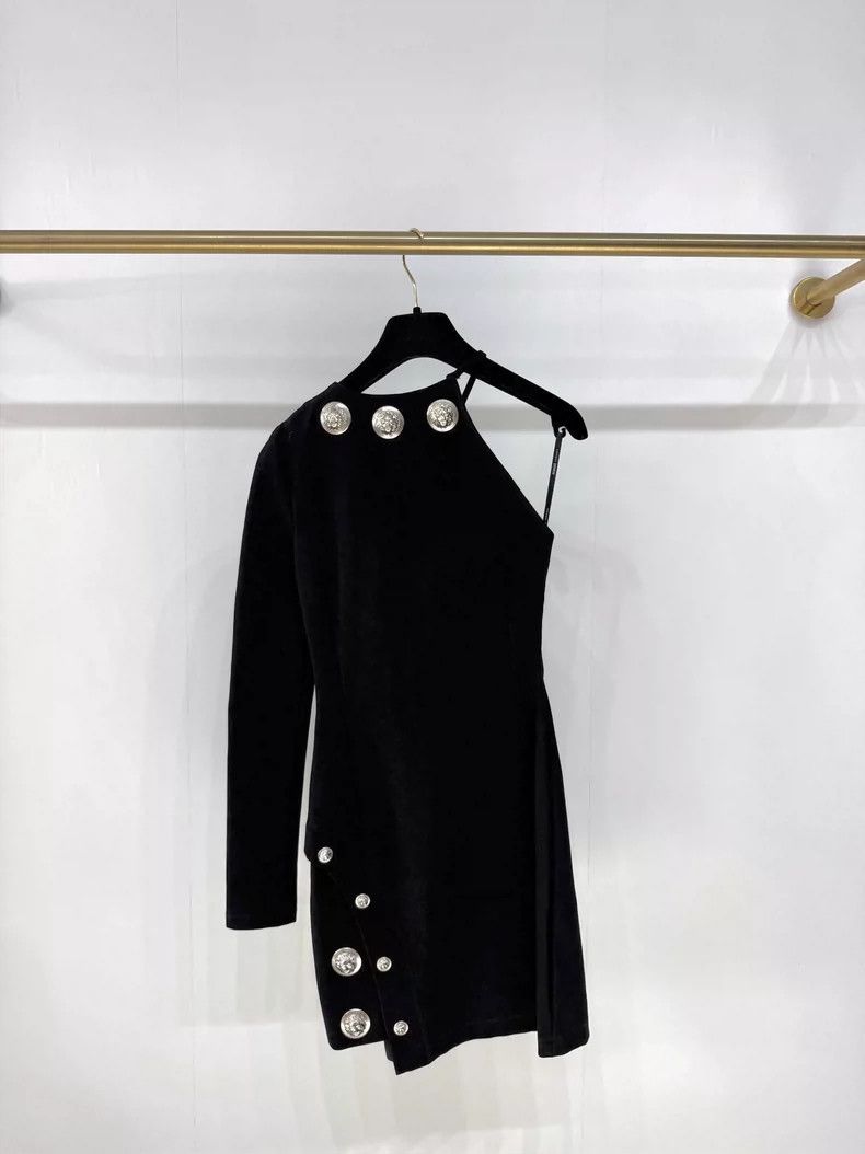 Versace Versace Black Sleeveless Little Black Dress Size S / US 4 / IT 40 - 2 Thumbnail