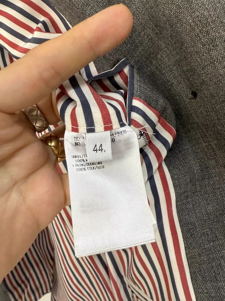 Thom Browne Thom Browne Women's Gray Suit Jacket Size M / US 6-8 / IT 42-44 - 5 Thumbnail