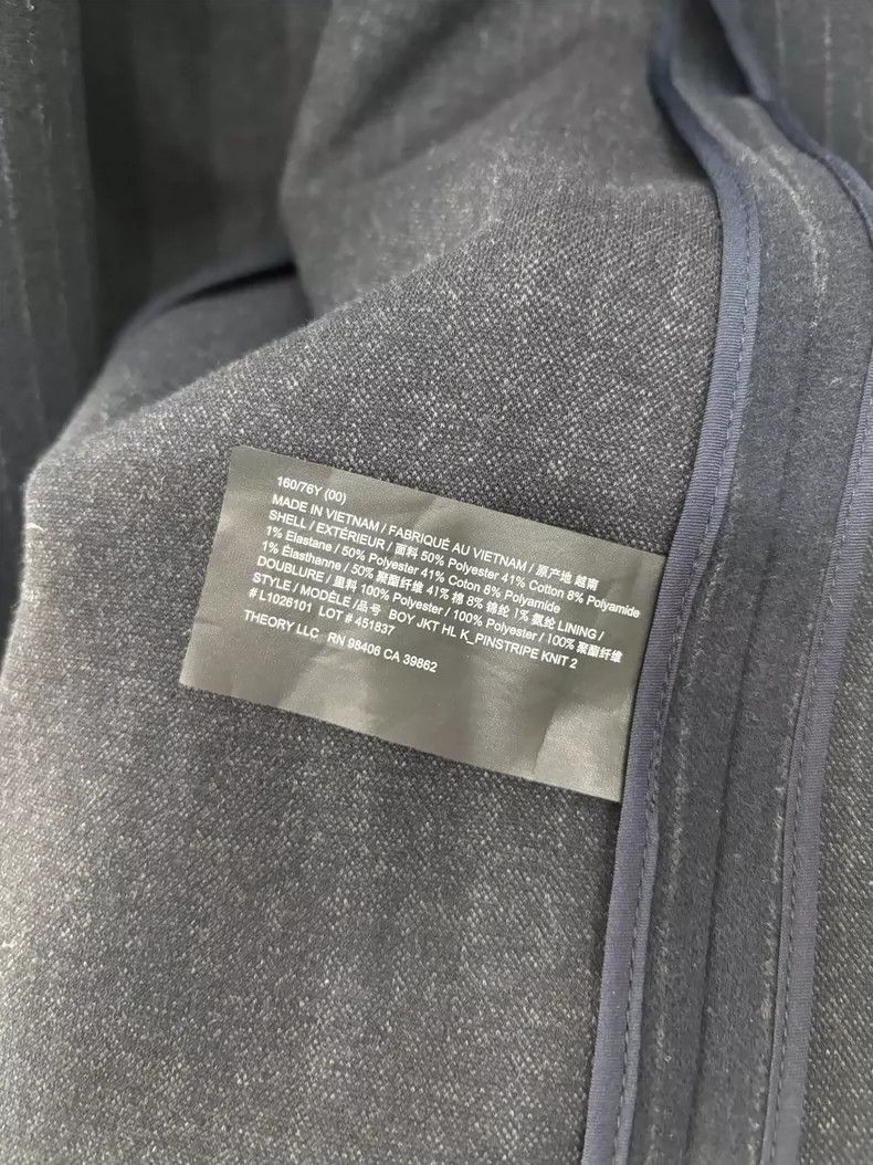 Theory Theory Spring Summer Striped Blazer Size S / US 4 / IT 40 - 6 Thumbnail