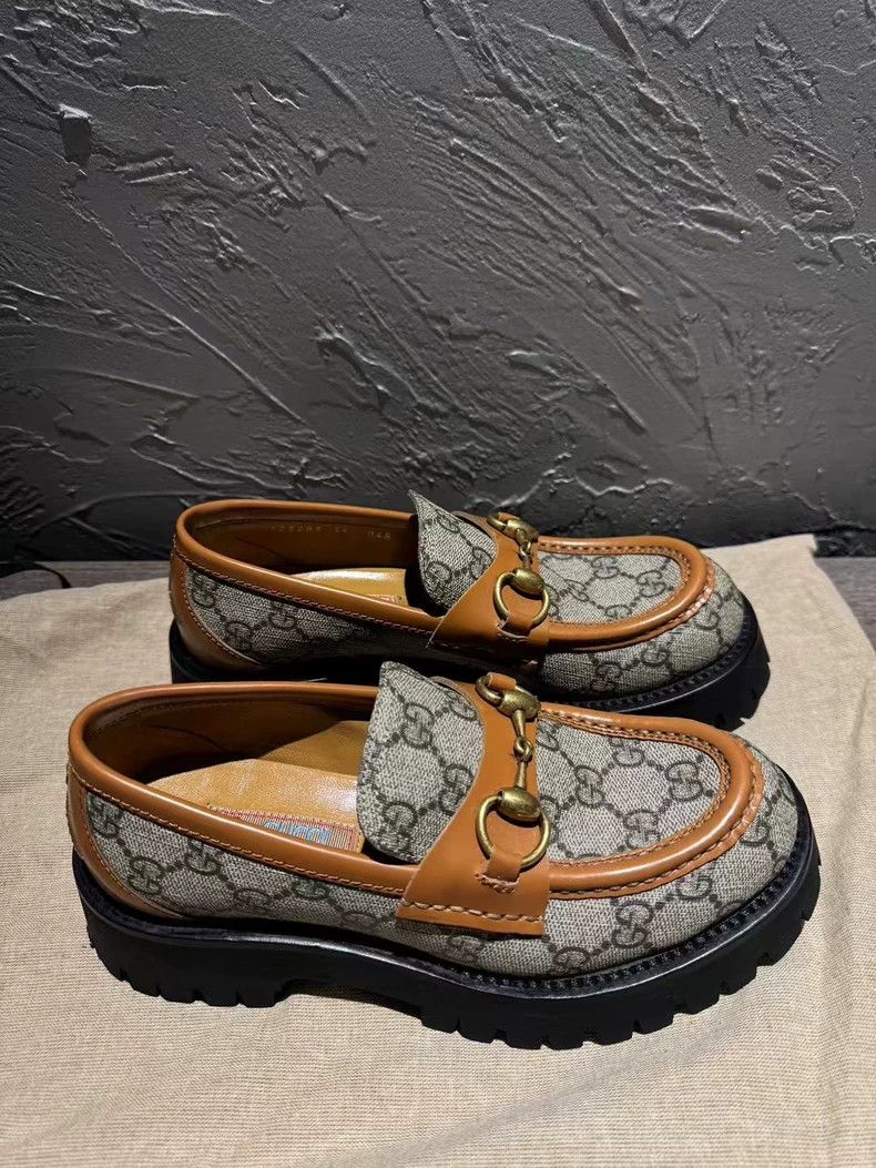 Gucci Gucci Thick Soled Loafers with Embroidery Size US 5 / IT 35 - 2 Thumbnail