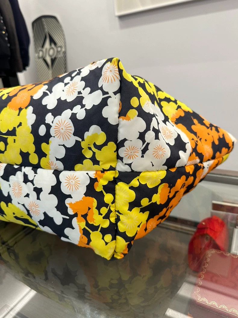 MCQ MCQ Yellow Floral Tote Bag with Pouch Size ONE SIZE - 6 Thumbnail